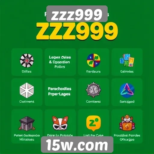 Funcionalidades principais do site de jogos zzz999